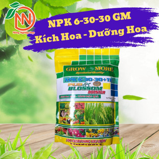 NPK 6-30-30 Gói 1kg - Phân Bón Lá Growmore Giúp Dưỡng Hoa, Kích Hoa, To Bông, Xanh Lá