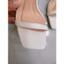 Sandal Hở Gót Mũi Vuông Màu Trắng(Thg)
