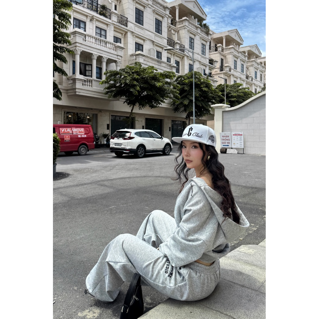 Quần Nỉ 2 Da Local Brand NEVASOME Ống Rộng Nam Nữ Menswear Womenswear