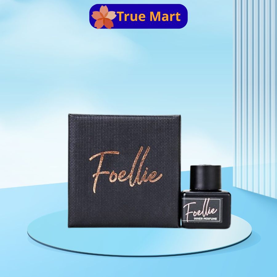 [Che tên] Nước hoa vùng kín Foe.llie  5ml Màu đen Hàn Quốc