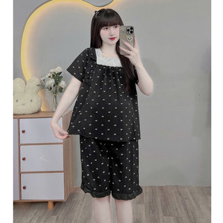 Bộ bầu - bộ sau sinh - BỘ LỬNG ĐŨI GÂN HÌNH CỔ VUÔNG REN - 5 Màu - Áo Có Khoá Kéo & Quần Có Chun Chỉnh ⚡RẺ VÔ ĐỊCH⚡