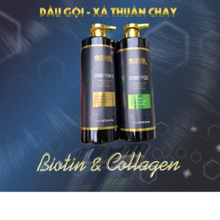 Bộ gội xả dưỡng sinh thuần chay hỗ trợ giữ màu tóc, phục hồi hư tổn, kích thích mọc tóc thuần chay Kolor Master
