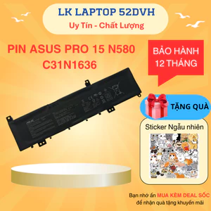PIN ASUS PRO 15 N580 C31N1636 Asus VivoBook Pro 15 N580V N580G X580G X580V NX580G NX580V M580G M580V UX502VD, C31N1636