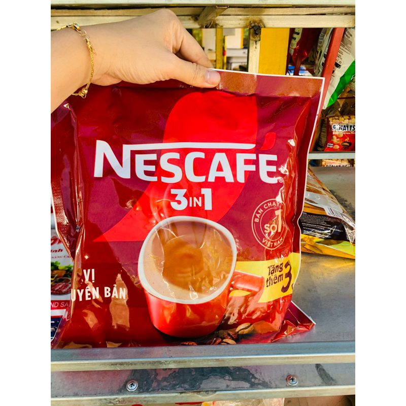 Combo 3 túi Nescafe hoà tan 3 in 1 49+3 gói (784gr)