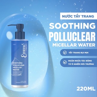 Nước tẩy trang Emmié By Happyskin Soothing Polluclear Micellar Water (220ml)