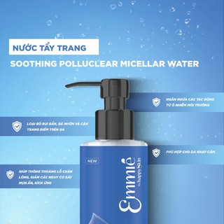 Nước tẩy trang Emmié By Happyskin Soothing Polluclear Micellar Water (220ml)