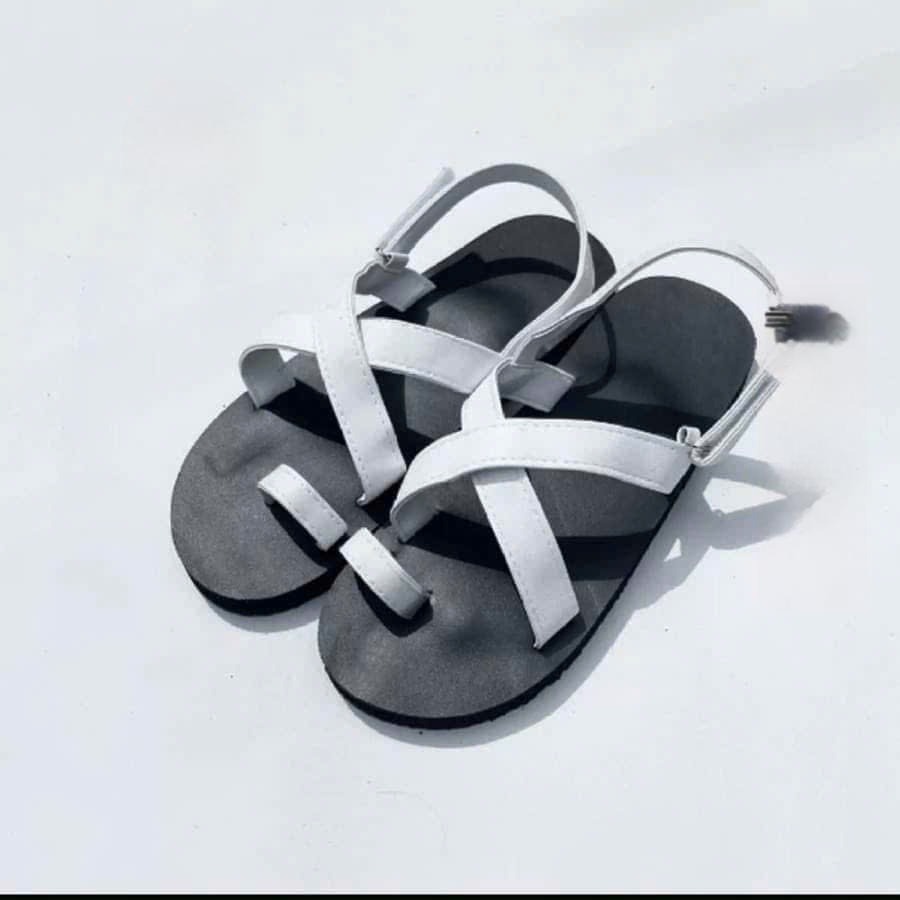 Dép Sandal Nam Quai Chéo Da Mềm Đế Cao Su Êm Chân – Phong Cách Trẻ Trung