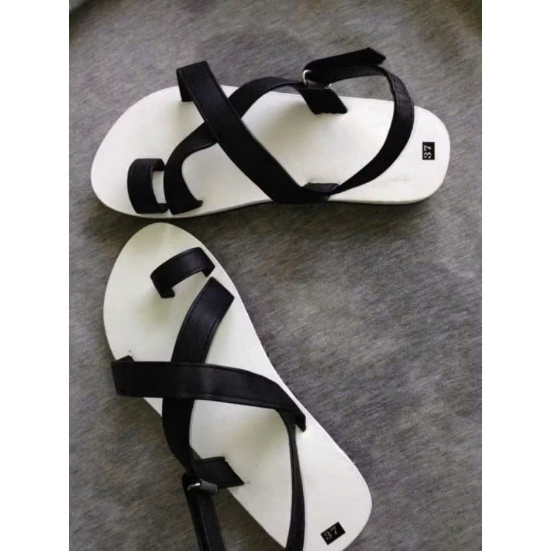 Dép Sandal Nam Quai Chéo Da Mềm Đế Cao Su Êm Chân – Phong Cách Trẻ Trung