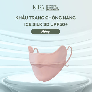 Khẩu Trang Chống Nắng Ice Silk 3D Thoáng Khí UPF50+ Che Nắng Ngoài Trời Cho Nam Nữ Đi Xe Máy, Ô Tô