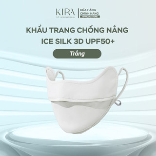 Khẩu Trang Chống Nắng Ice Silk 3D Thoáng Khí UPF50+ Che Nắng Ngoài Trời Cho Nam Nữ Đi Xe Máy, Ô Tô