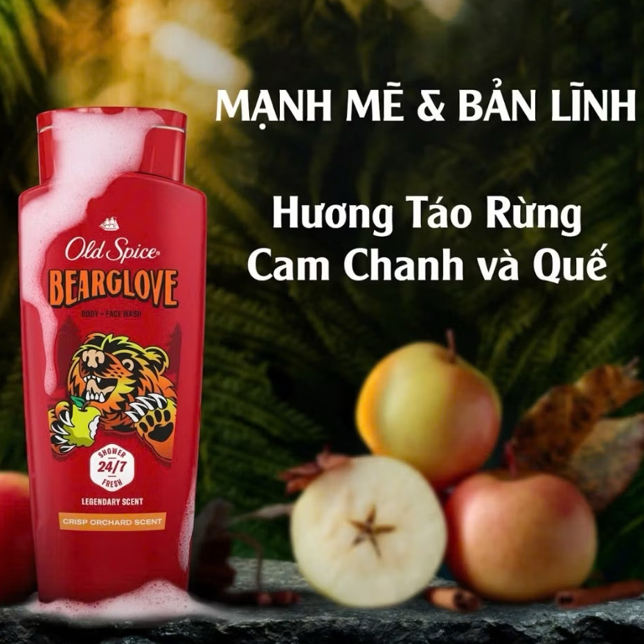 Sữa tắm Old Spice | Hỗ trợ làm sạch bụi bẩn và bã nhờn, Dưỡng ẩm cho da - Đủ Mùi Hương