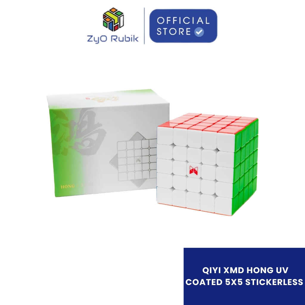 Rubik 2024 5x5 QiYi XMD Hong UV Coated 5x5 Stickerless- Rubic 5 Tầng Có ...