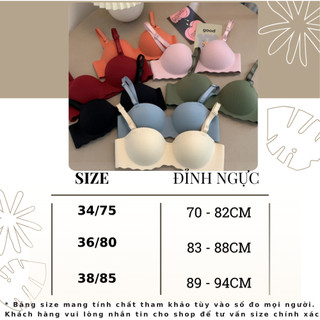 Áo ngực nữ đúc su mút bàn tay nâng ngực mềm nhẹ, Áo lót nữ không gọng mút vừa lỗ khí thông hơi A489