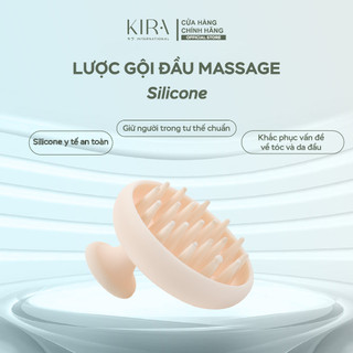 Lược massage gội đầu cho nam nữ | Silicone mềm – Tẩy gàu – Thư giãn da đầu – Giúp tóc chắc khỏe