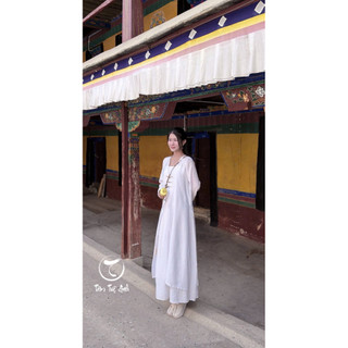 BST “LAM TINI” ĐỎ MẬT TÔNG TÂY TẠNG - LASHA (BAO GỒM ĐẦM + CHOÀNG)