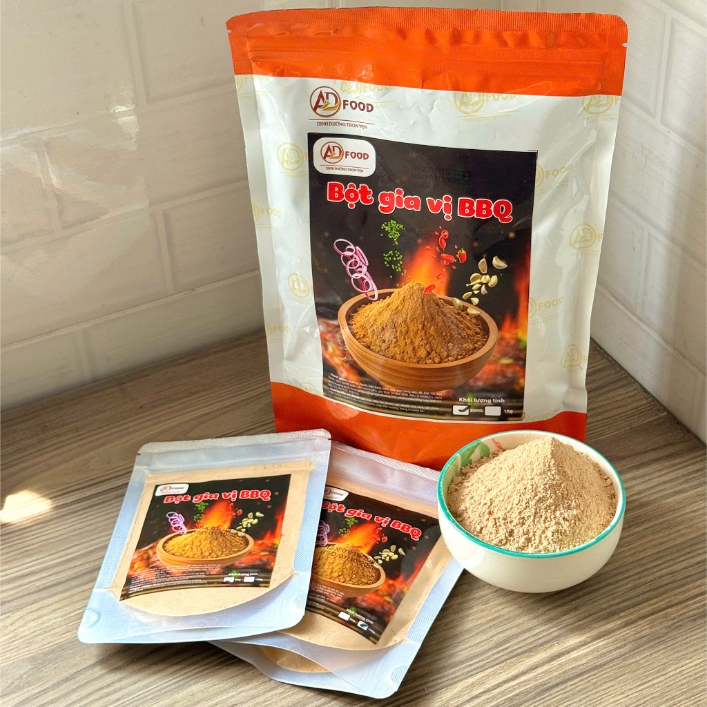 1Kg Bột lắc vị BBQ ADFOOD – Dùng làm gia vị rắc cho các món chiên, snack và ướp thịt
