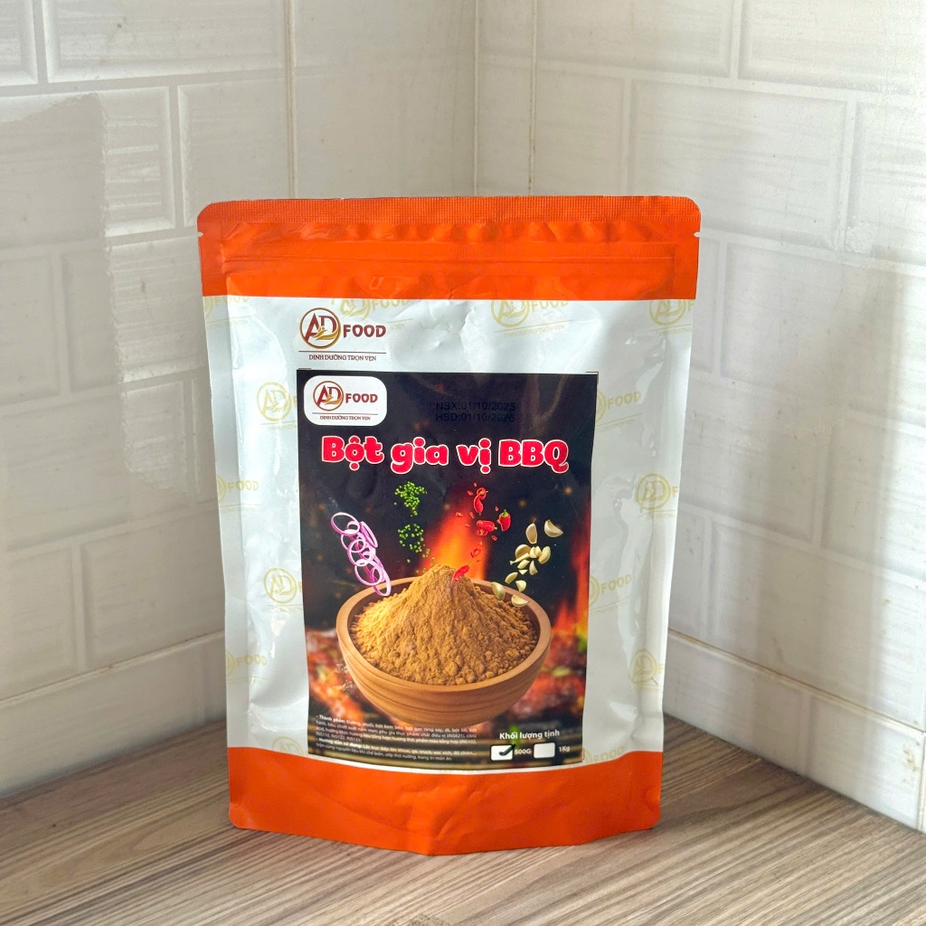 1Kg Bột lắc vị BBQ ADFOOD – Dùng làm gia vị rắc cho các món chiên, snack và ướp thịt