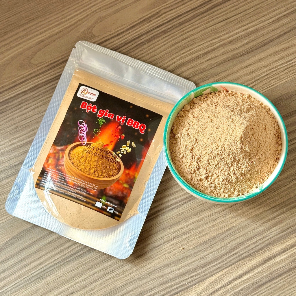 100g Bột lắc vị BBQ ADFOOD– dễ sử dụng cho món chiên, snack, popcorn, bánh gạo