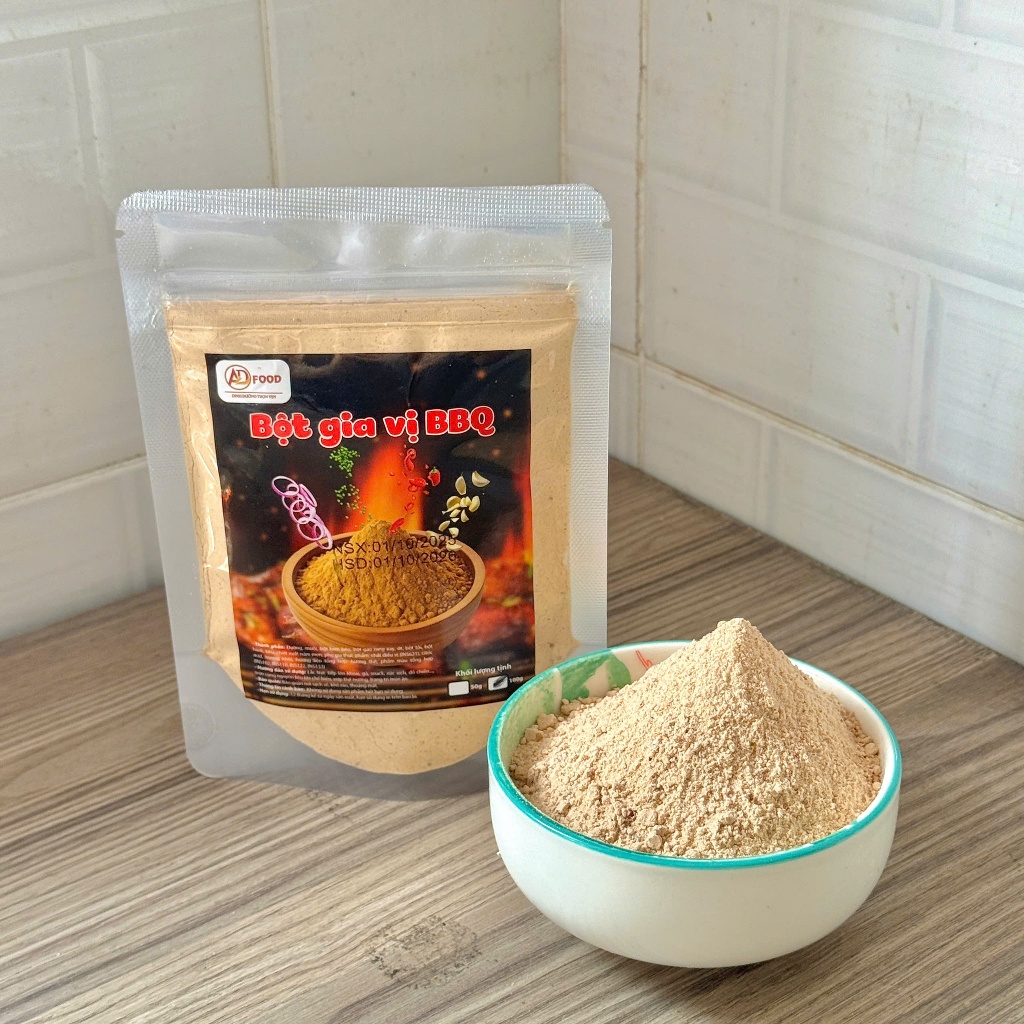 100g Bột lắc vị BBQ ADFOOD– dễ sử dụng cho món chiên, snack, popcorn, bánh gạo
