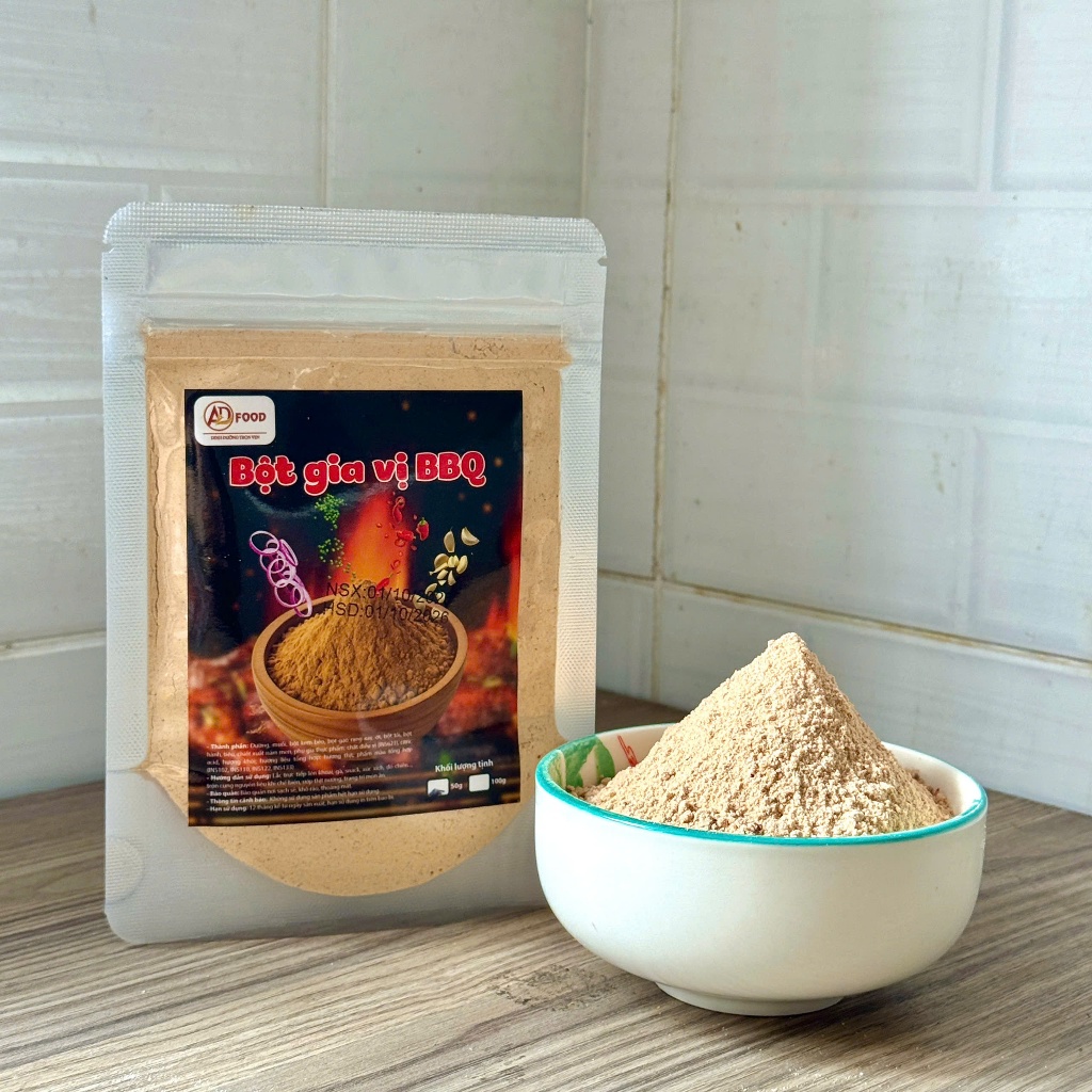 50g Bột lắc vị BBQ ADFOOD  –Dễ dùng cho các món chiên khoai, gà rán, snack