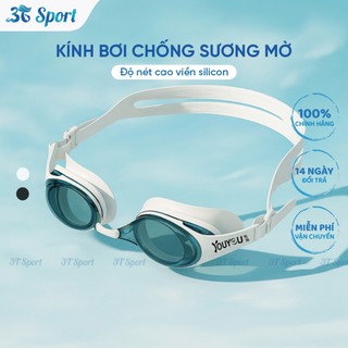 Kính bơi tráng gương cao cấp Youyou chống sương mờ & chống nước viền Silicon mềm mại KB61217