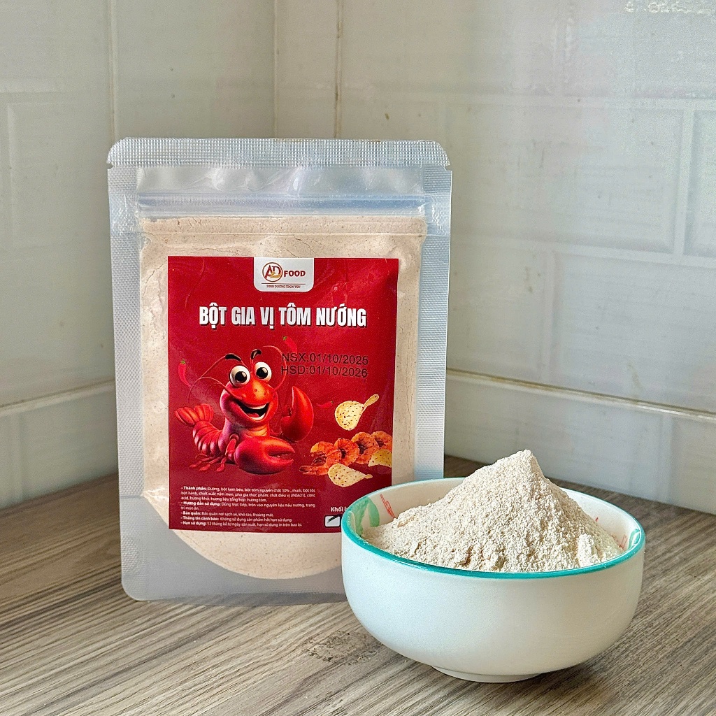 50g Bột gia vị tôm nướng ADFOOD – dùng làm gia vị cho các món chiên, snack và trang trí món ăn
