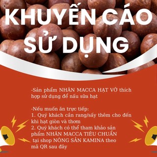Nhân macca vỡ - Túi zip - Hạt dinh dưỡng làm bánh, xay sữa hạt