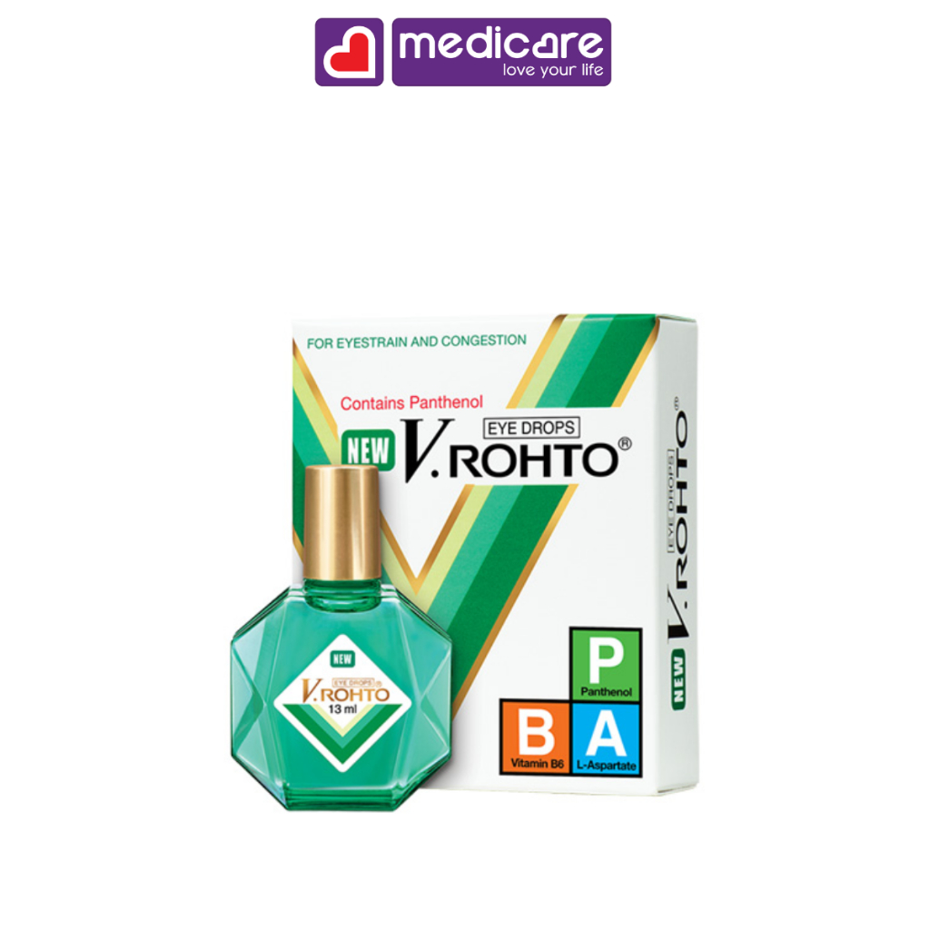 Thuốc nhỏ mắt V.ROHTO dành cho mắt khô, mỏi mắt 13ml