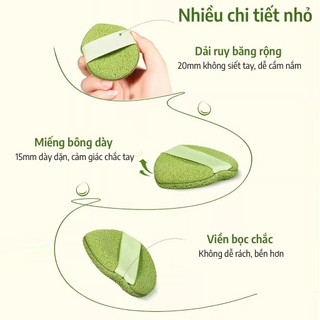 Bông Mút Rửa Mặt Bọt Biển Hình Giọt Nước Hỗ Trợ Làm Sạch Da Mặt Siêu Mềm Mại Không Gây Rát Da 88841