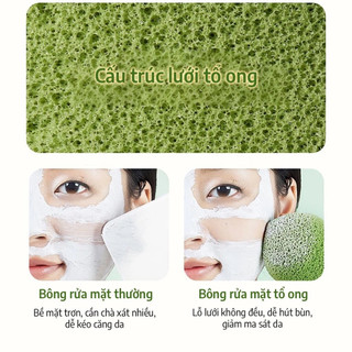 Bông Mút Rửa Mặt Bọt Biển Hình Giọt Nước Hỗ Trợ Làm Sạch Da Mặt Siêu Mềm Mại Không Gây Rát Da 88841