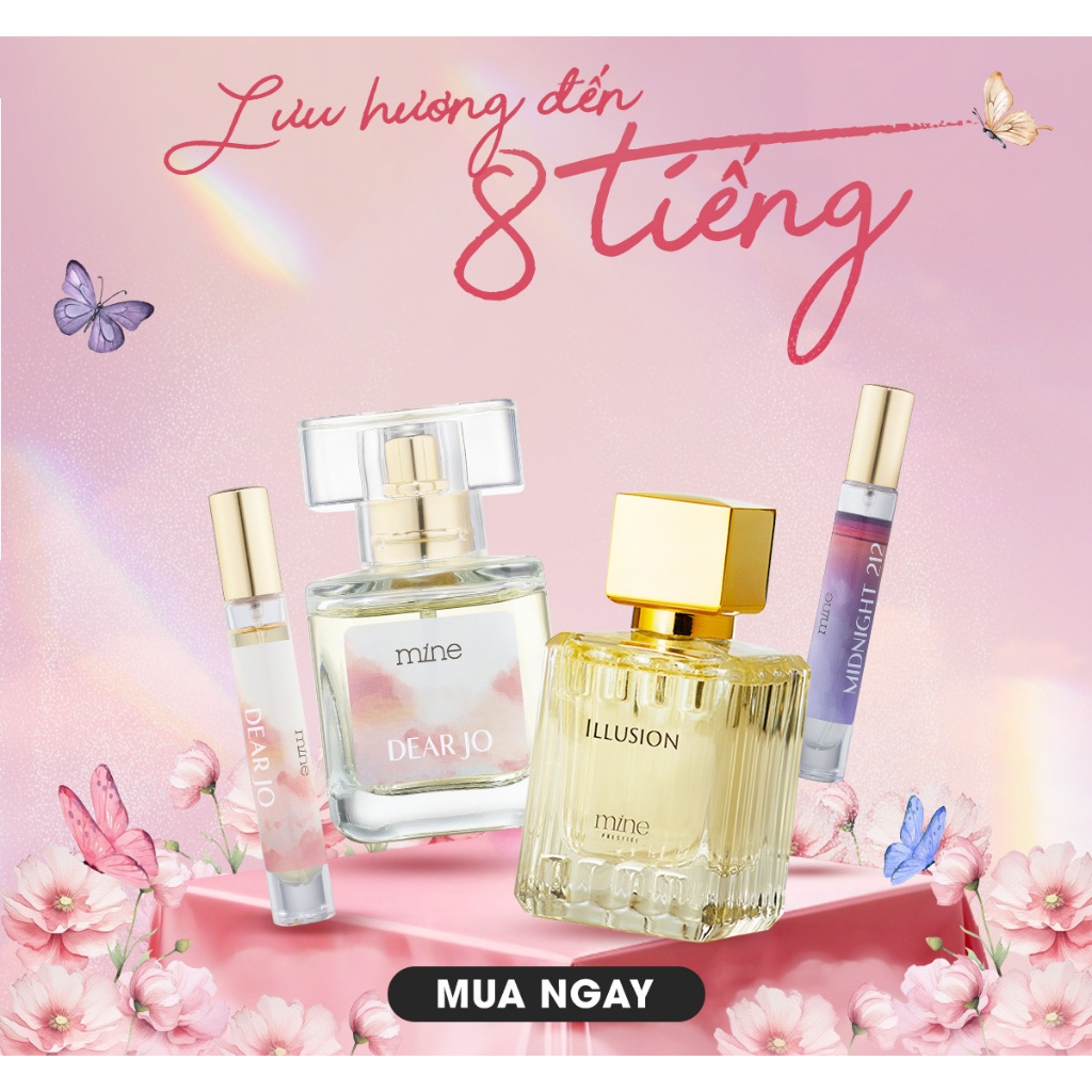BST Nước hoa Mine Trải Nghiệm Hương Thơm Dễ Chịu Đủ 5 Mùi 2ml