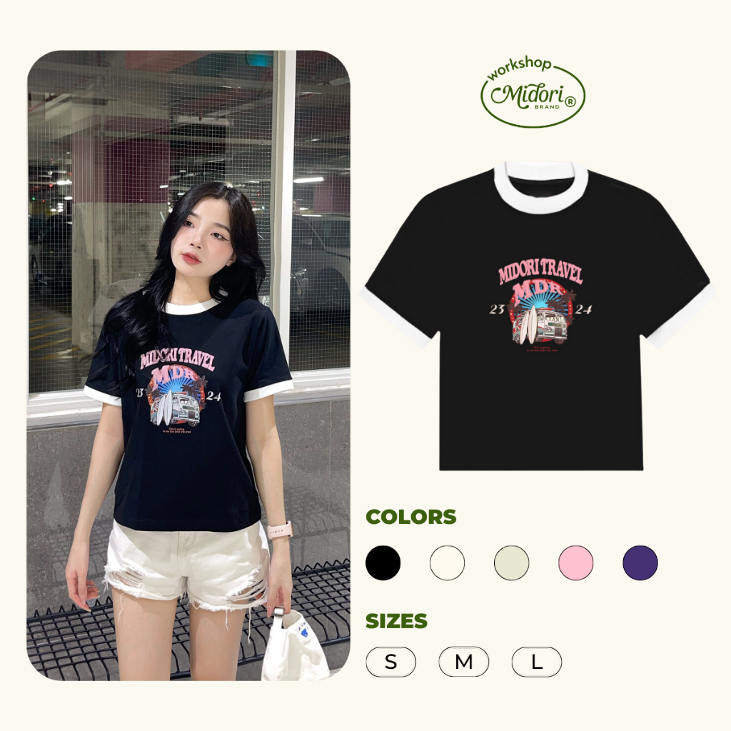 Áo Thun Baby Tee VINTAGE Cotton Cao Cấp Phông Nam Nữ Unisex Local Brand | MI MIDORI