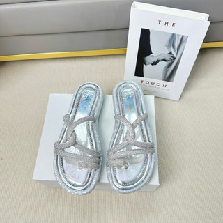 Dép Nữ Kẹp Sỏ Ngón Đính Xoàn Cao Cấp MA Shoes –  Đế Bánh Mì Cao 3cm D4792