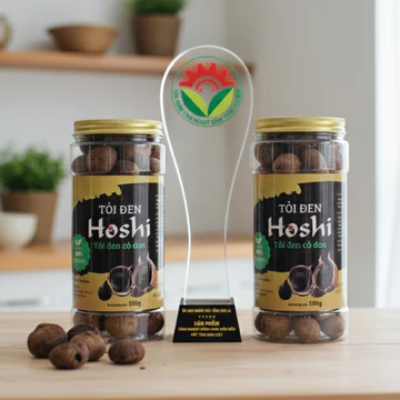 Tỏi đen cô đơn Sonlafoods – Lên men 90 ngày – Mềm dẻo ngọt thanh – Hộp nhựa 500g