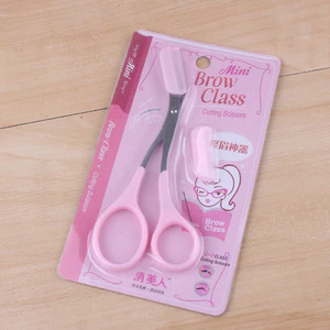 Kéo Cắt Tỉa Chân Mày Mini Brow Class Landallsa kèm lược mini Chải và tỉa lông mày tiện lợi, an toàn