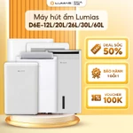 Máy hút ẩm Lumias D6E-12L/ 20L/ 26L/30L/60L- Tự động dừng khi đầy nước - Bộ lọc ion bạc - Ứng dụng Mihome - BH 18 tháng — ảnh 1