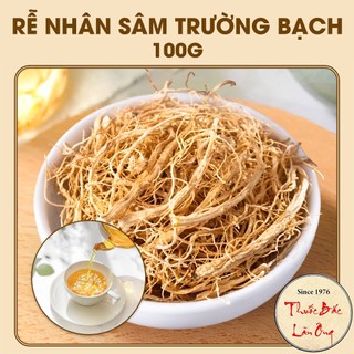 Rễ sâm Trường Bạch 100g, nhân sâm núi, dùng pha trà, hầm canh, ngâm uống, tốt cho sức khỏe