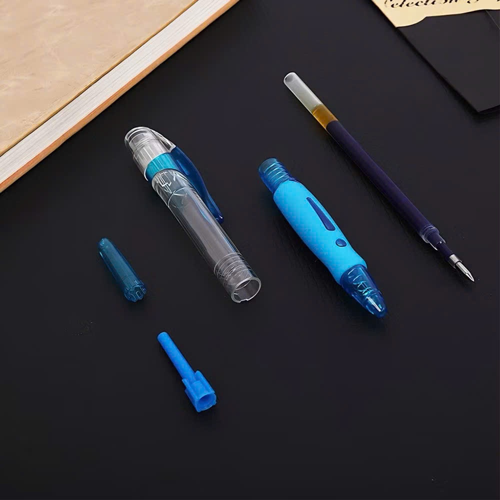 20 Bút Bi Gel Nước Đủ 3 Màu Cơ Bản Xanh, Đen, Đỏ. Ngòi 0.5mm, Có Tay Cầm Đệm Cao Su Mềm.