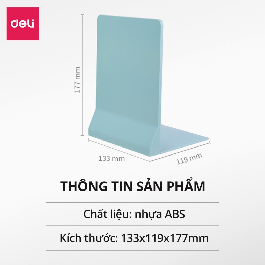 Combo 2 Kệ Đỡ Sách Pastel – Chặn Sách Mini Để Bàn Học, Làm Việc