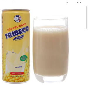 Lon sữa đậu nành Tribeco 240ml