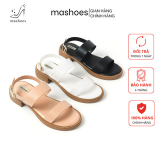GIÀY SANDAL NỮ 2 QUAI NGANG 3p KHÓA CÀI TRẺ TRUNG ÊM ÁI NĂNG ĐỘNG D4738