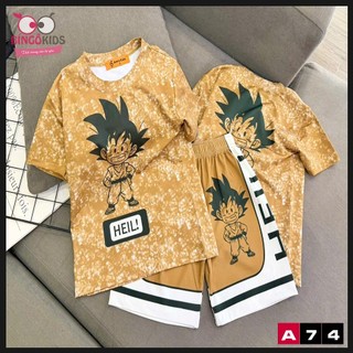 Set đùi bé trai chất thun lạnh loại 1 in hình hip hop cực ngầu