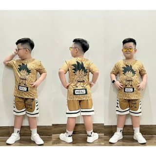 Set đùi bé trai chất thun lạnh loại 1 in hình hip hop cực ngầu