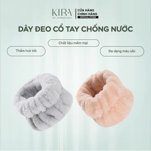 Dây đeo cổ tay chống nước, set phụ kiện skincare sang chảnh, chất nhung co giãn