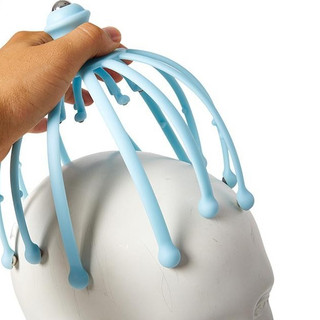 Dụng Cụ Massage Đầu Hình Bạch Tuộc - Dụng Cụ Massage Đầu 18 Chân Bi Lăn Đa Hướng Giúp Thư Giản, Dễ Chịu, Giảm Căng Thẳng