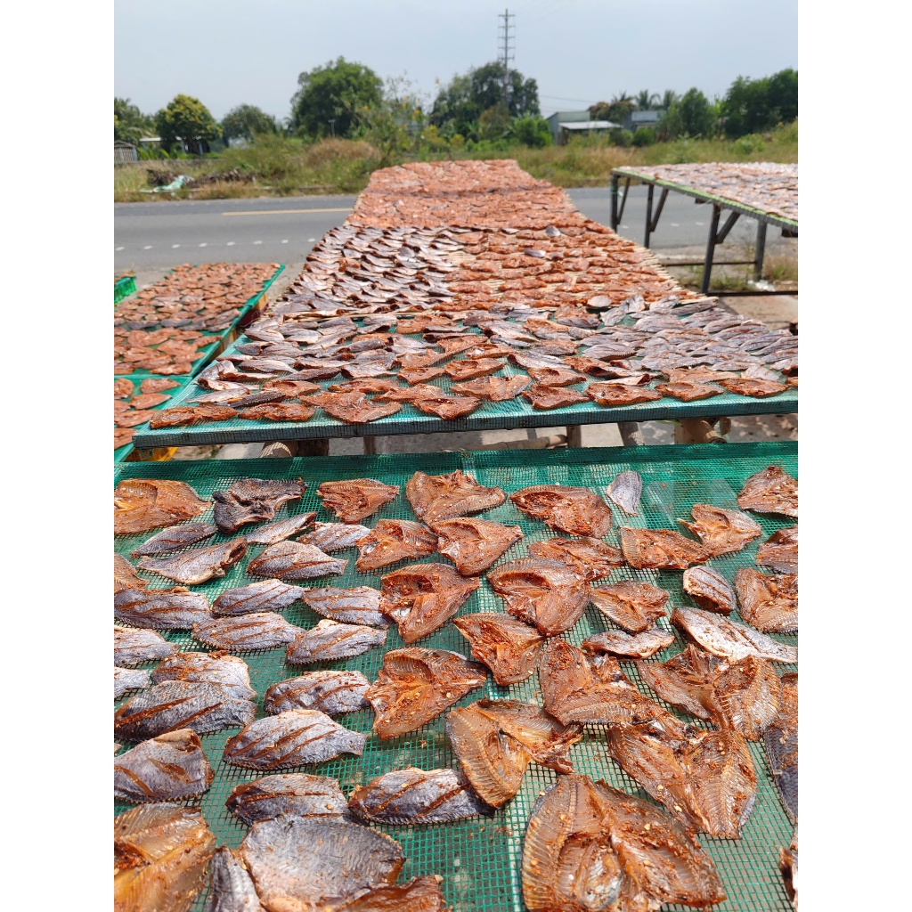 Khô cá phi vuông sóc tỏi ớt vừa ăn không mặn  ( còn nữa xương) ,giá tại xưởng
