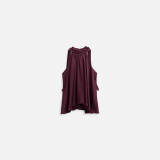 Áo Silk Halter Tiered Mini, Chất Vải Lụa Tô Châu Thoải Mái, WKI087  SOME HOW STORE