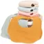 Yếm Cho Bé Sơ Sinh Tròn Xô Muslin Giúp Giữ Ấm Cản Gió Chất Liệu Mềm Mại Thấm Hút Tốt - Bibomart