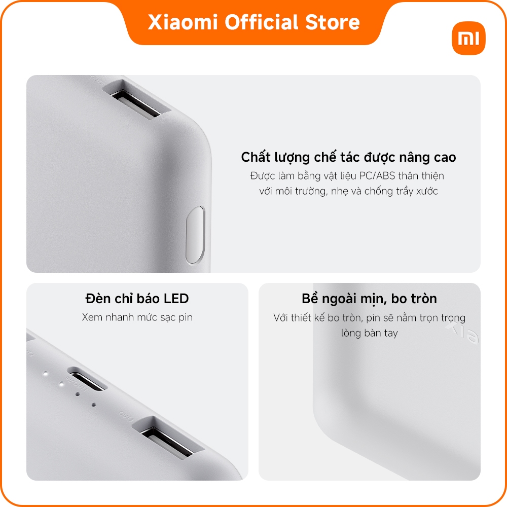 Sạc dự phòng Xiaomi Power Bank 10000mAh 22.5W Lite Nhỏ gọn, sạc nhanh, dùng mọi lúc mọi nơi | BigBuy360 - bigbuy360.vn