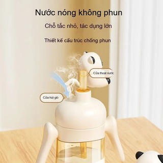 Youkebei Bình sữa PPSU an toàn cho trẻ em 1-3 tuổi trở lên, cốc sữa ống hút học uống chống tràn, uống trực tiếp tiện lợi